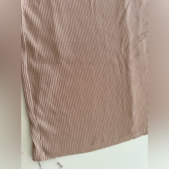 H&M Tan Ribbed Mini Dress - Picture 7 of 7